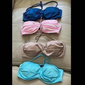 32C Victoria Secret bandeau swim tops